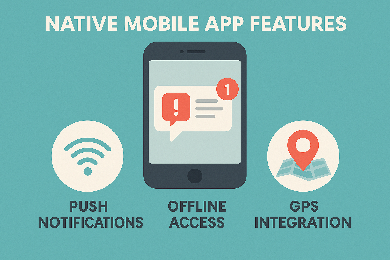 native mobile app features